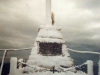 Monte Rho croce e mappamondo