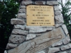 Monte Rho croce e mappamondo
