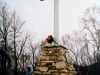 Monte Rho croce e mappamondo