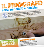 Corso Pirografo Pro Loco Arcisate