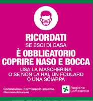 obbligatorio coprire naso e bocca
