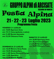 Festa alpina Arcisate 2023
