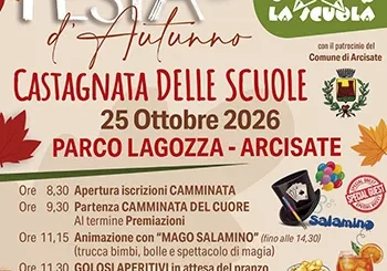 castagnata delle scuole arcisate 2026