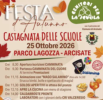 castagnata delle scuole arcisate 2026